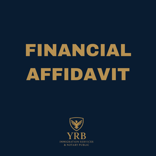 Finanical Affidavit (I-864)